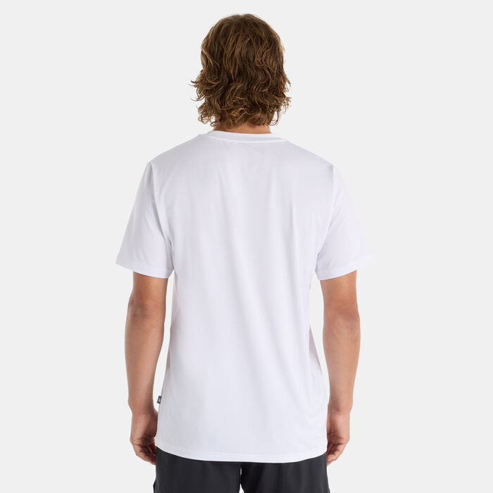 New Balance Men's Box Performance T-Shirt White New Balance Men's Box Performance T-Shirt White image number 1