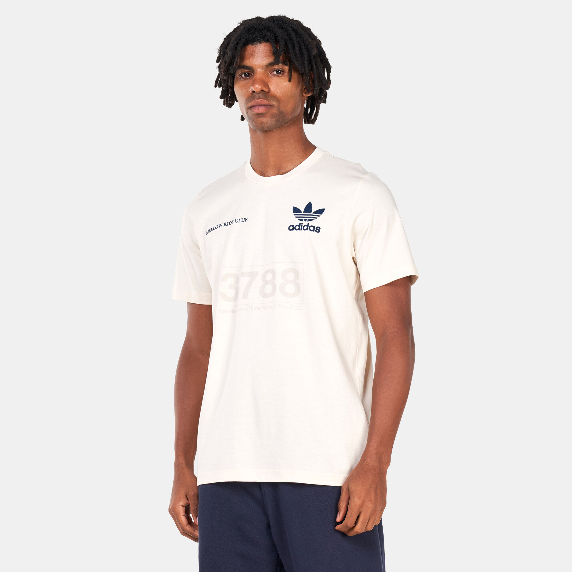 Buy adidas Originals Men s Graphic Mellow Ride Club T Shirt White