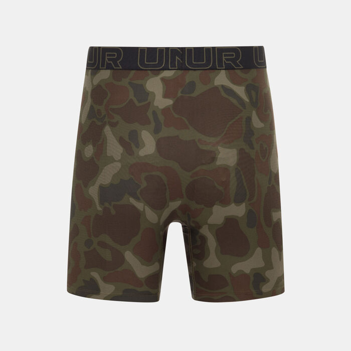 Under Armour Men's Performance Tech Boxerjock Boxers (3 Pack) Green Under Armour Men's Performance Tech Boxerjock Boxers (3 Pack) Green image number 1
