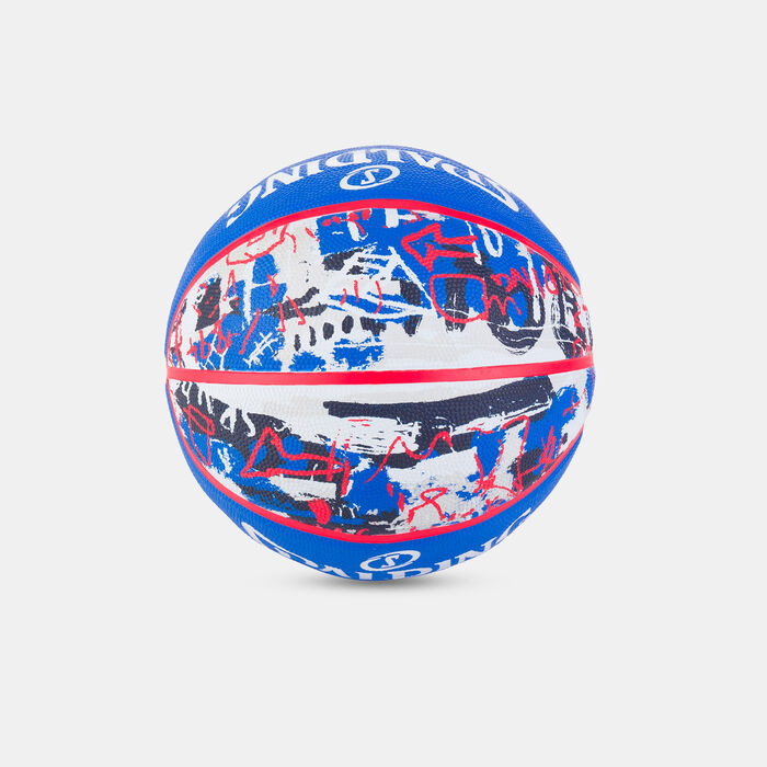Spalding Graffiti Basketball Blue Spalding Graffiti Basketball Blue image number 1
