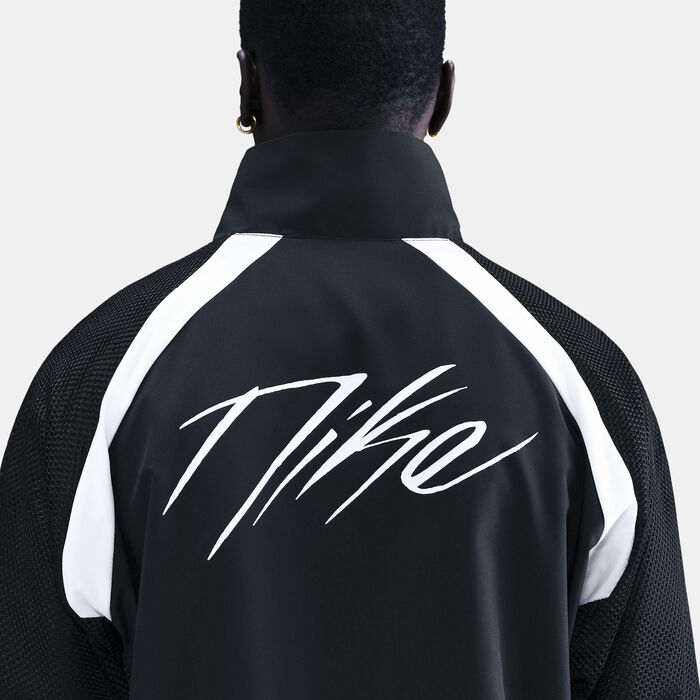 Nike Men's Icon Woven Basketball Jacket Black image number 5