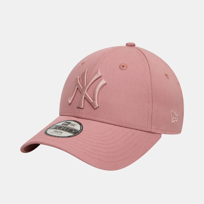 New Era Kids' MLB New York Yankees League Essential 9FORTY Cap Pink New Era Kids' MLB New York Yankees League Essential 9FORTY Cap Pink image number 1