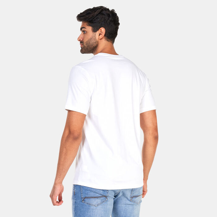 Converse Men's Star Chevron Ocean T-Shirt White Converse Men's Star Chevron Ocean T-Shirt White image number 1