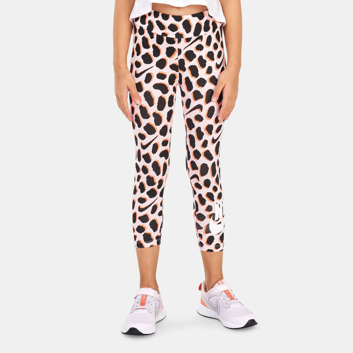 Nike Kids' Wildflower Shirred Leggings Pink image number 0
