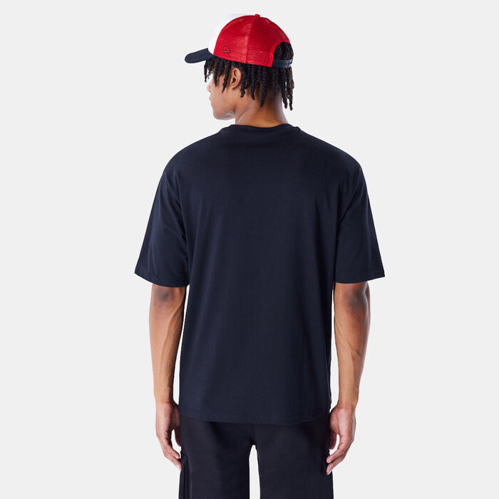 New Era Men's NBA Chicago Bulls Script T-Shirt Black New Era Men's NBA Chicago Bulls Script T-Shirt Black image number 1