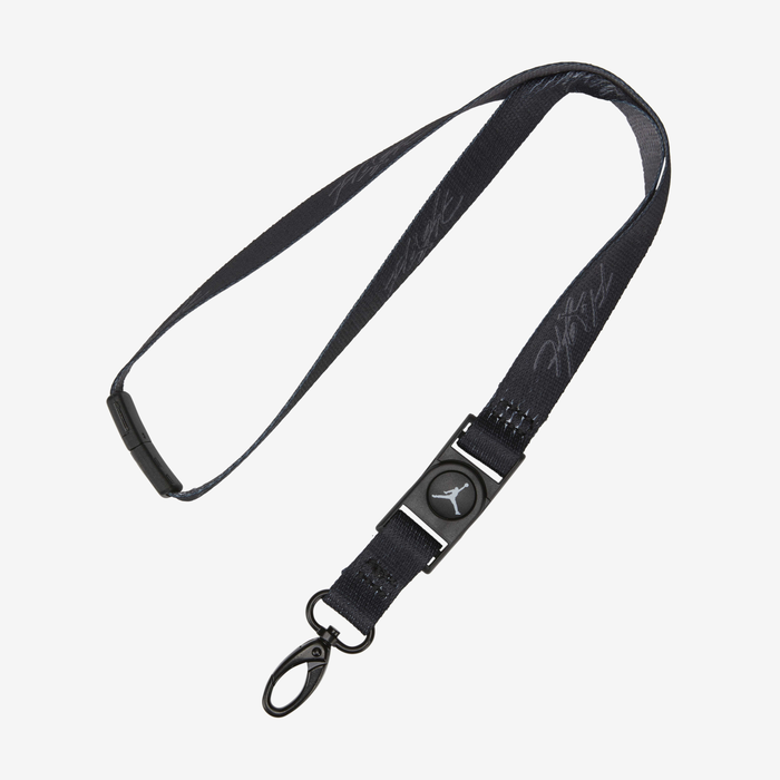 Jordan Premium Reversible Lanyard Black Jordan Premium Reversible Lanyard Black image number 0