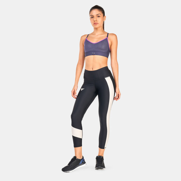 Under Armour Women's Infinity Low Sports Bra Purple Under Armour Women's Infinity Low Sports Bra Purple image number 2