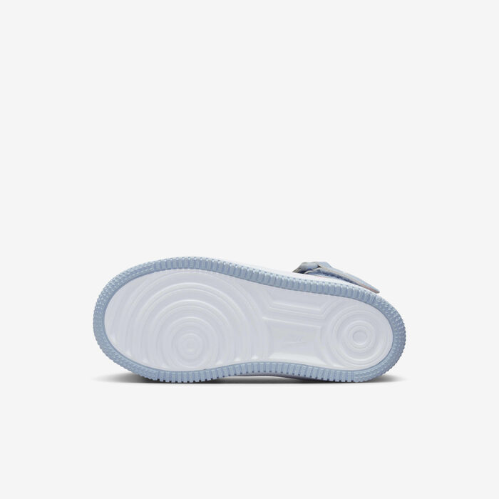 Nike Kids' Force 1 Mid EasyOn Shoes Blue Nike Kids' Force 1 Mid EasyOn Shoes Blue image number 1