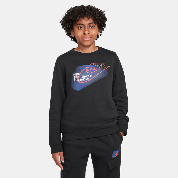 Nike Kids' Sportswear Standard Issue Sweatshirt Black image number 0