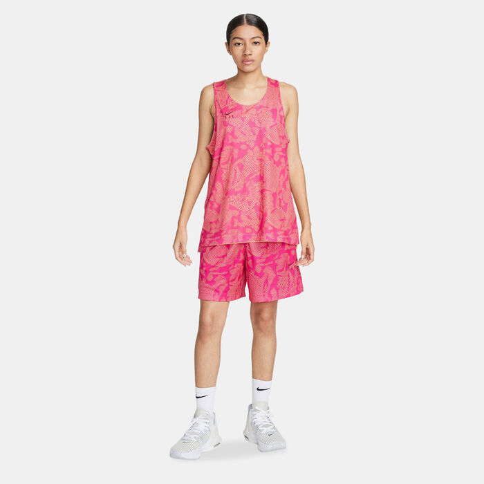 Nike Women's Swoosh Fly Dri-FIT Basketball Shorts Pink Nike Women's Swoosh Fly Dri-FIT Basketball Shorts Pink image number 2