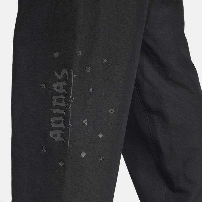 adidas Men's Bloom Sky Print Track Pants Black image number 4