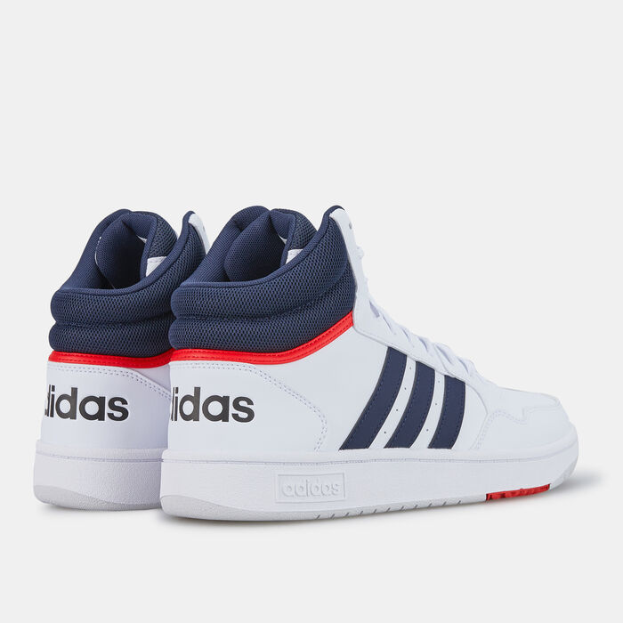 adidas Men's Hoops 3.0 Mid Classic Vintage Shoe White image number 3