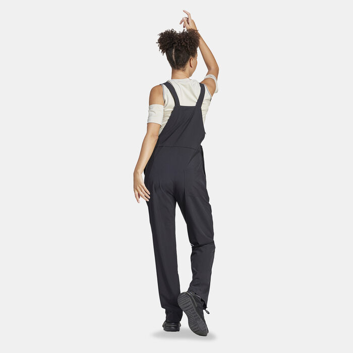 adidas Women's Dance All-Gender Dungarees Black adidas Women's Dance All-Gender Dungarees Black image number 1