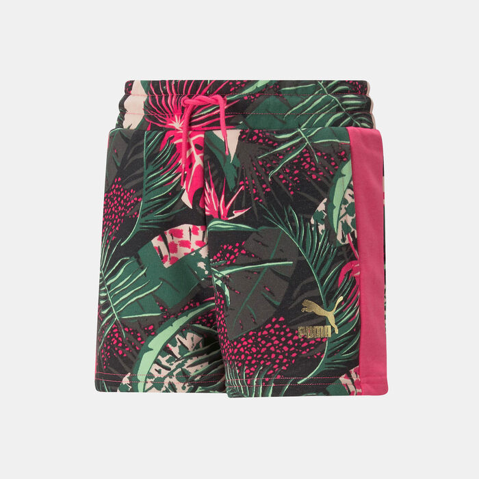 PUMA Kids' T7 Vacay Queen Allover Print Leggings Pink PUMA Kids' T7 Vacay Queen Allover Print Leggings Pink image number 0