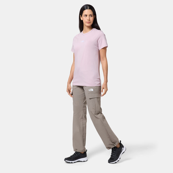 The North Face Women's Essential Relaxed T-Shirt Pink image number 2