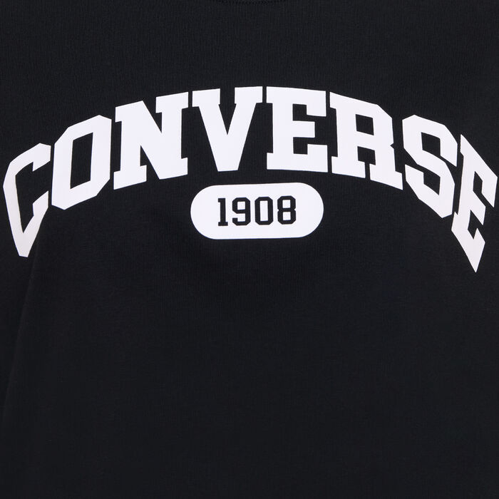 Converse Women's Sporty Crop Top Black Converse Women's Sporty Crop Top Black image number 2