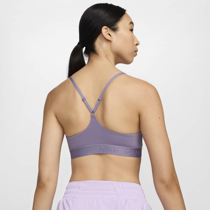 Nike Women's Indy Light-Support Training Sports Bra Grey Nike Women's Indy Light-Support Training Sports Bra Grey image number 1