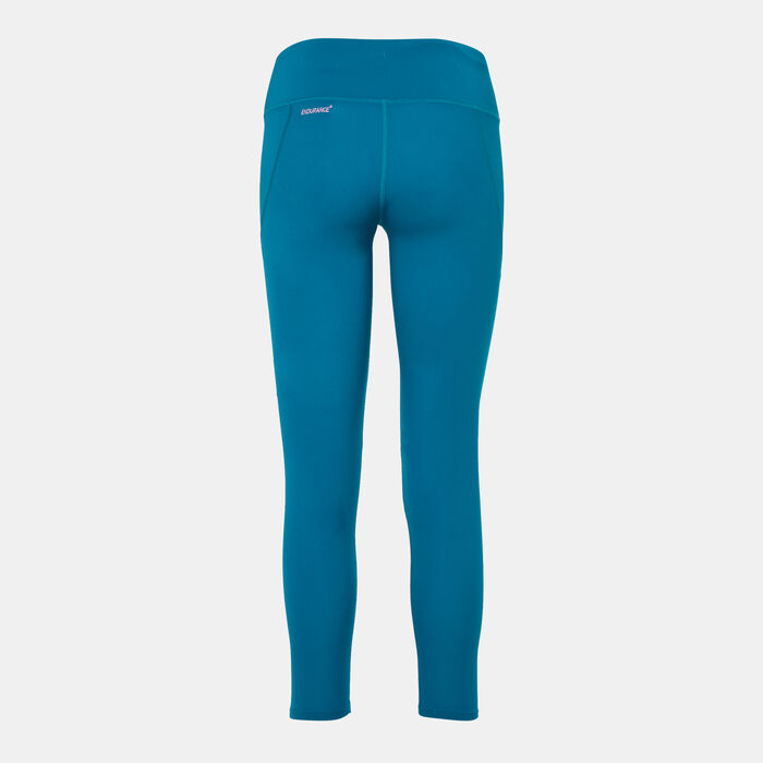 Speedo Women's Printed Swimming Leggings Blue Speedo Women's Printed Swimming Leggings Blue image number 1