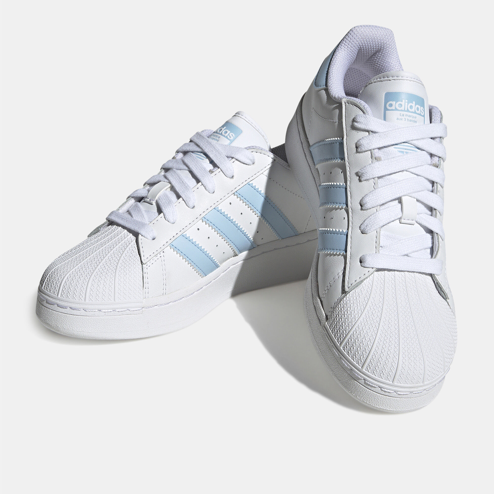 Adidas superstar discount baby blue womens