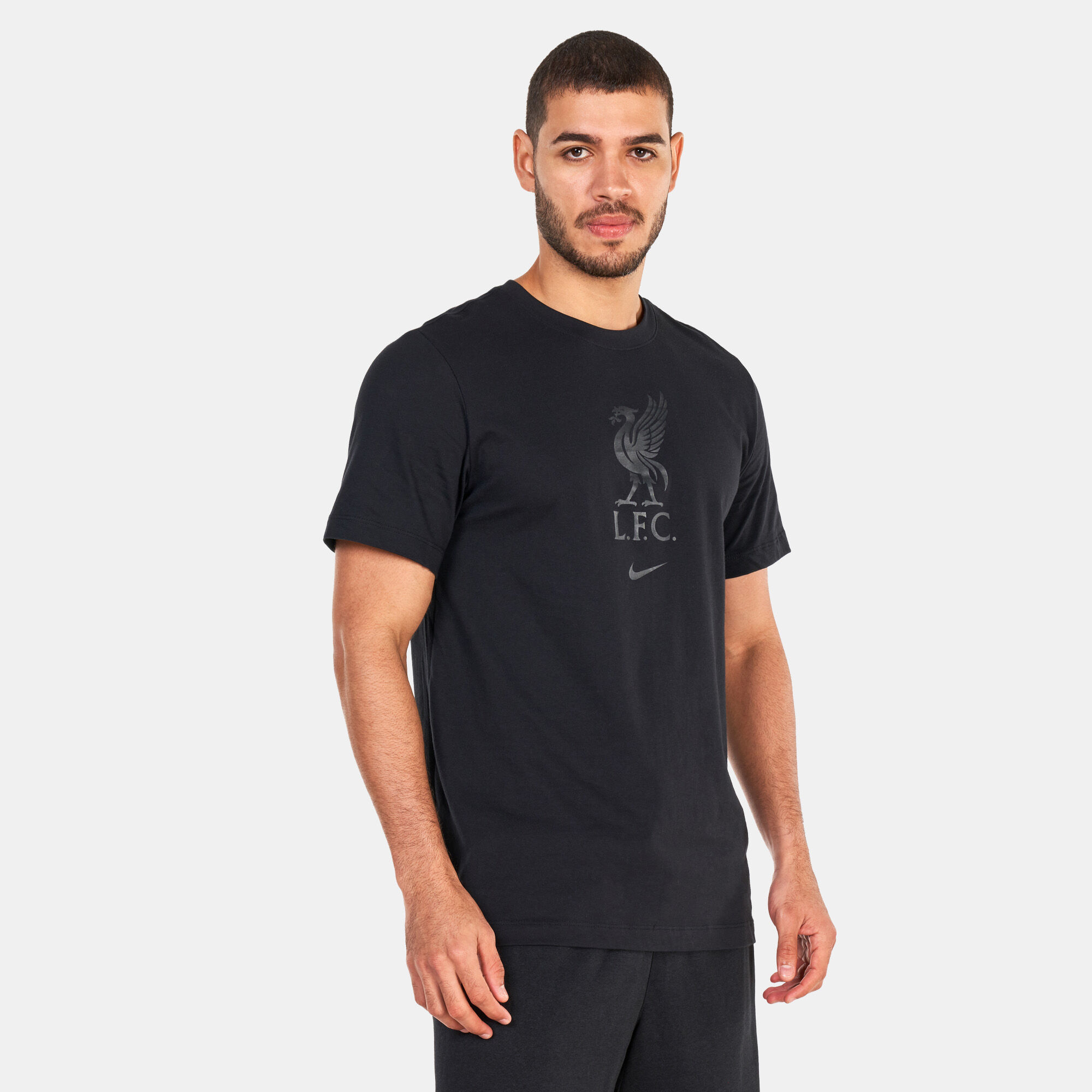 Lfc all black cheap shirt