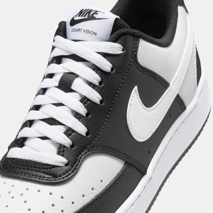 Nike Women's Court Vision Low Next Nature Shoes Black Nike Women's Court Vision Low Next Nature Shoes Black image number 4
