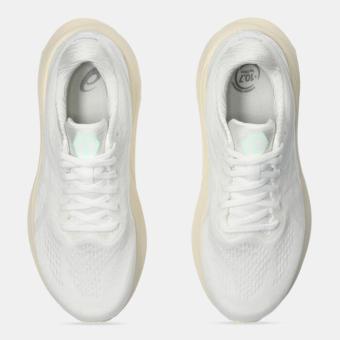 ASICS Women's GEL-KAYANO 30 Running Shoes White ASICS Women's GEL-KAYANO 30 Running Shoes White image number 4