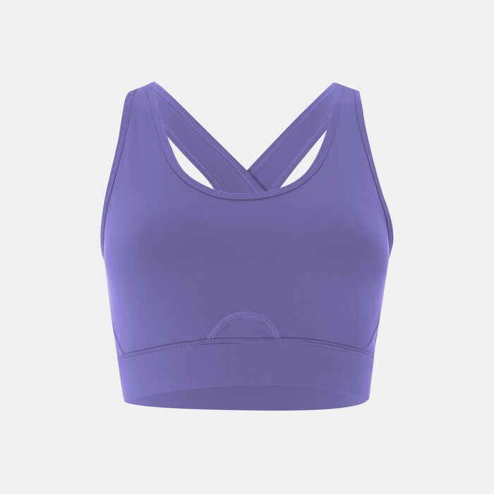 Sun and Sand Sports Women's Active Medium-Support Sports Bra Purple image number 0