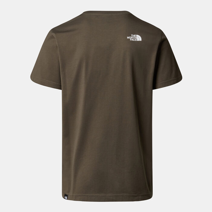 The North Face Men's Simple Dome T-Shirt Green The North Face Men's Simple Dome T-Shirt Green image number 1
