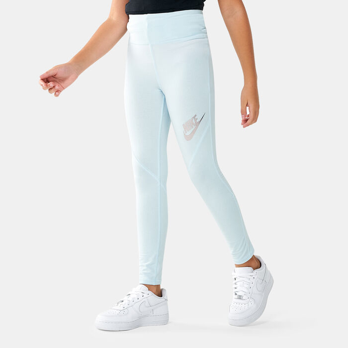 Nike Kids' Sportswear High-Waisted Leggings (Older Kids) yellow Nike Kids' Sportswear High-Waisted Leggings (Older Kids) yellow image number 0