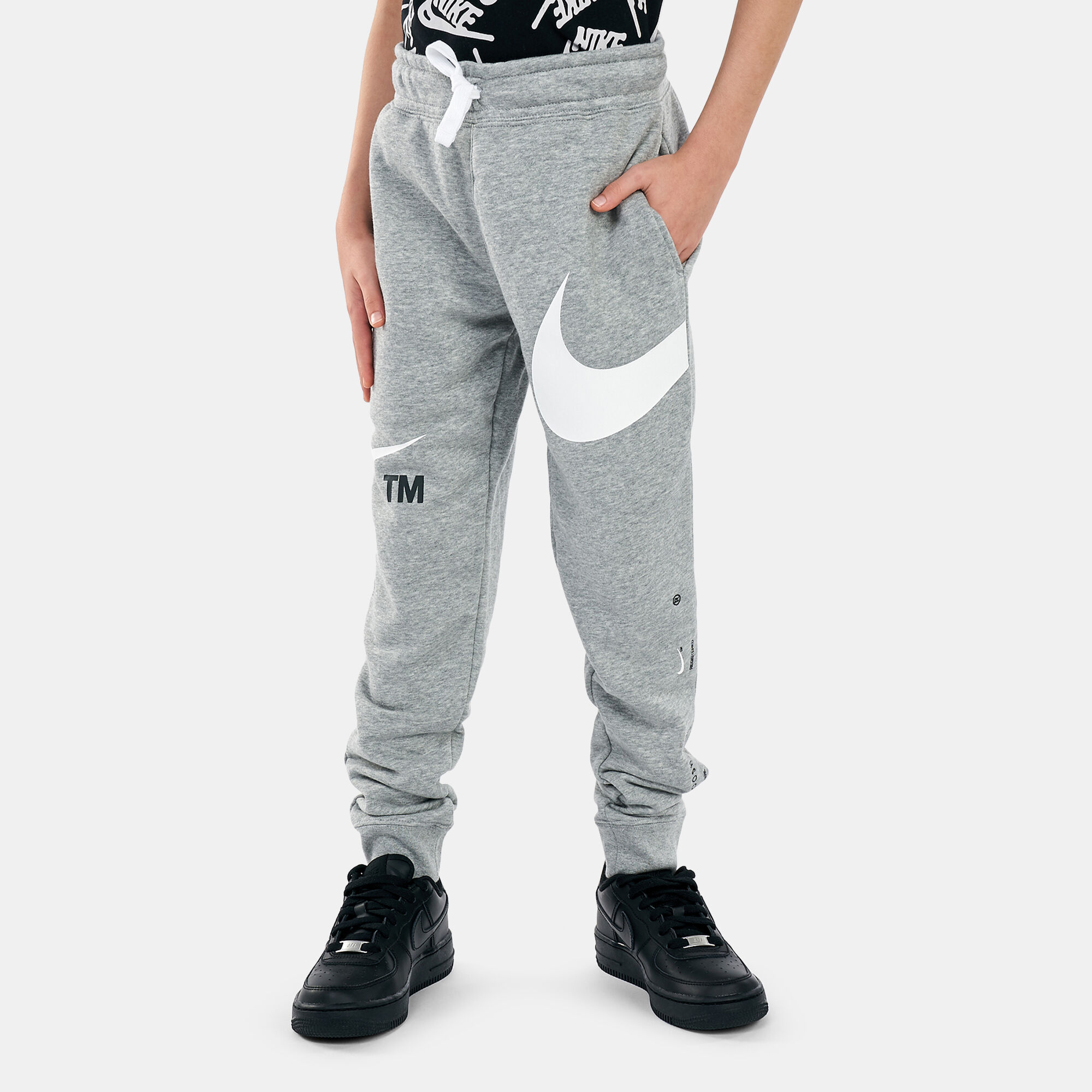 Buy Nike Kids Swoosh Sportswear Pants Older Kids Grey in KSA SSS