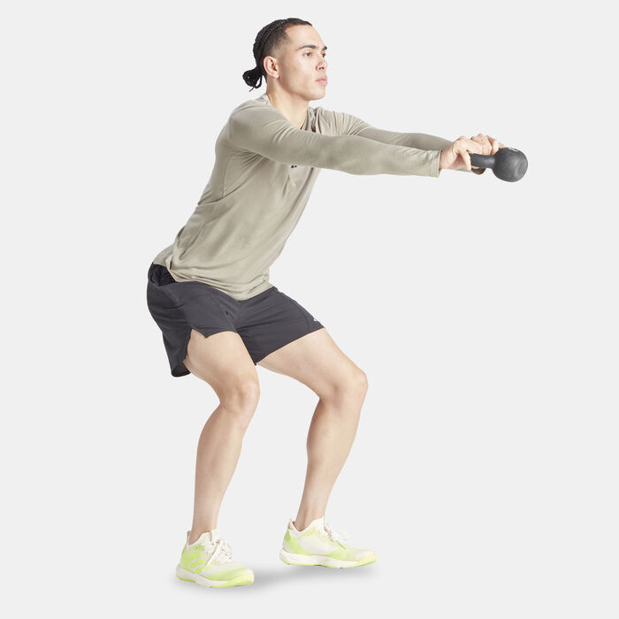 adidas Men's Workout Training T-Shirt Brown image number 2