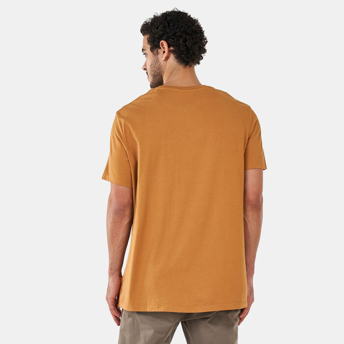 Timberland Men's Dunstan River Jersey Crew T-Shirt yellow Timberland Men's Dunstan River Jersey Crew T-Shirt yellow image number 1