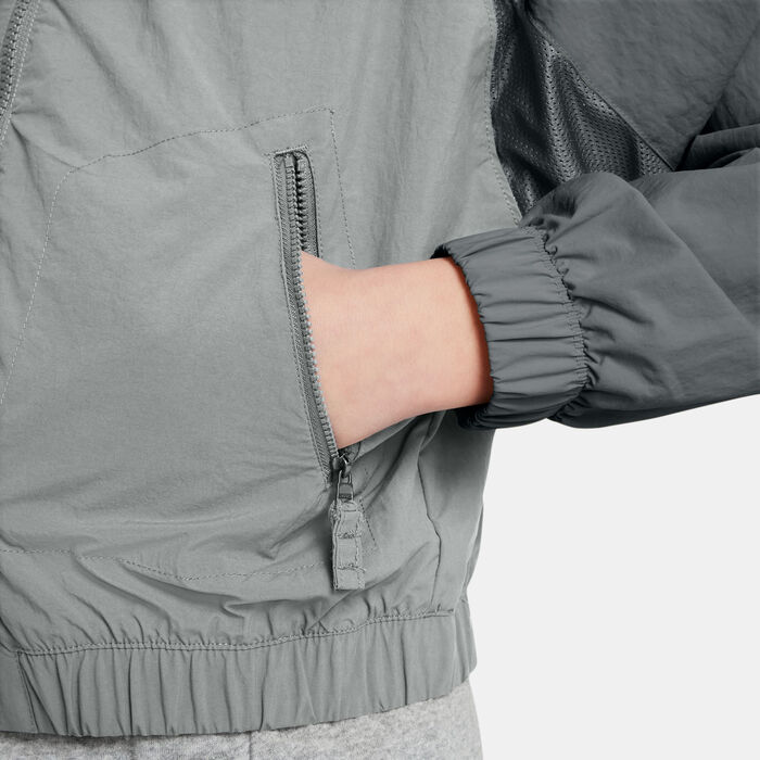 Nike Kids' Sportswear Amplify Full-Zip Jacket (Older Kids) Grey Nike Kids' Sportswear Amplify Full-Zip Jacket (Older Kids) Grey image number 3