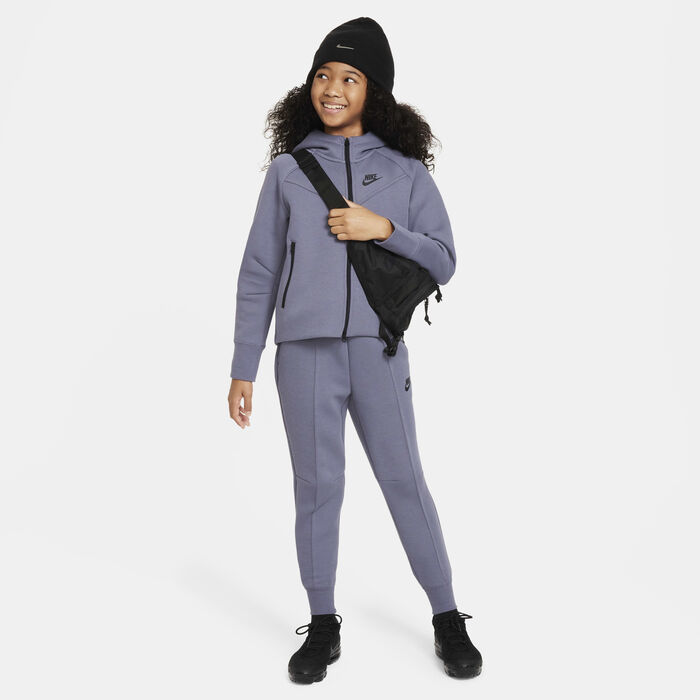 Nike Kids' Sportswear Tech Fleece Full-Zip Hoodie Blue Nike Kids' Sportswear Tech Fleece Full-Zip Hoodie Blue image number 5