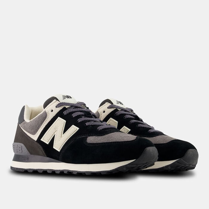 New Balance Men's 574 Shoes Black New Balance Men's 574 Shoes Black image number 1