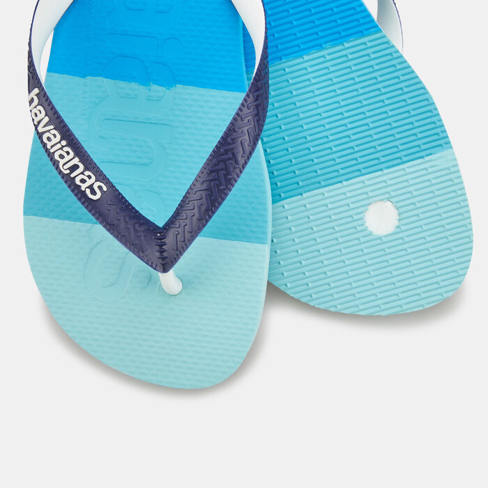 Havaianas Top Logomania Flip Flops Blue Havaianas Top Logomania Flip Flops Blue image number 1