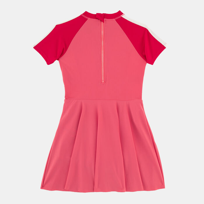 Sun and Sand Sports Kids' Swimming Dress with Cap Pink Sun and Sand Sports Kids' Swimming Dress with Cap Pink image number 1