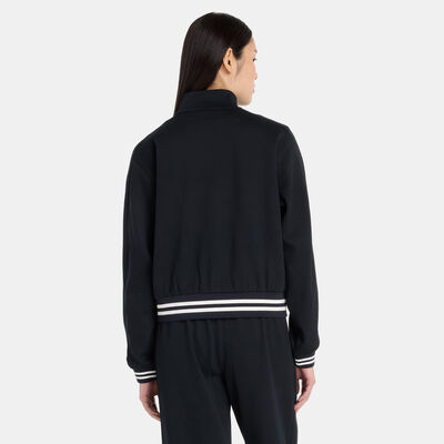 New Balance Women's Post Season Pique Track Jacket Black New Balance Women's Post Season Pique Track Jacket Black