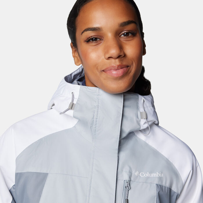 Columbia Women's Snowy Summit Insulated Hiking Jacket Grey Columbia Women's Snowy Summit Insulated Hiking Jacket Grey image number 5