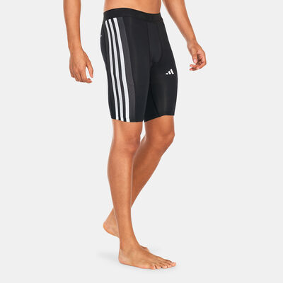 adidas Men's Techfit Training 3-Stripes Training Short Tights Black adidas Men's Techfit Training 3-Stripes Training Short Tights Black