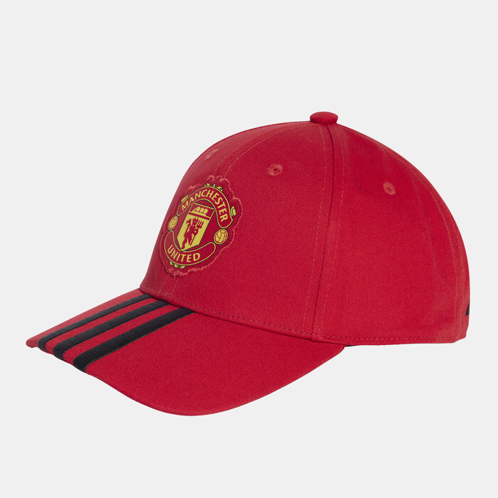 adidas Men's Manchester United Baseball Cap Red adidas Men's Manchester United Baseball Cap Red image number 0