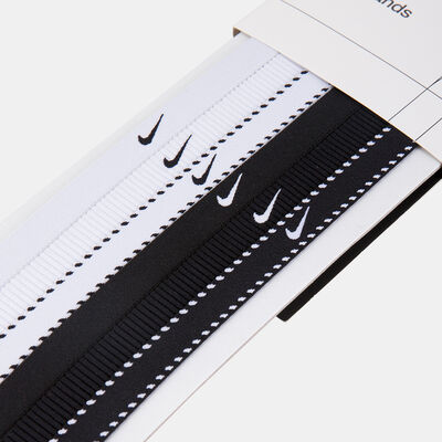 Nike Flex Classic Headbands (6 Pieces) White Nike Flex Classic Headbands (6 Pieces) White