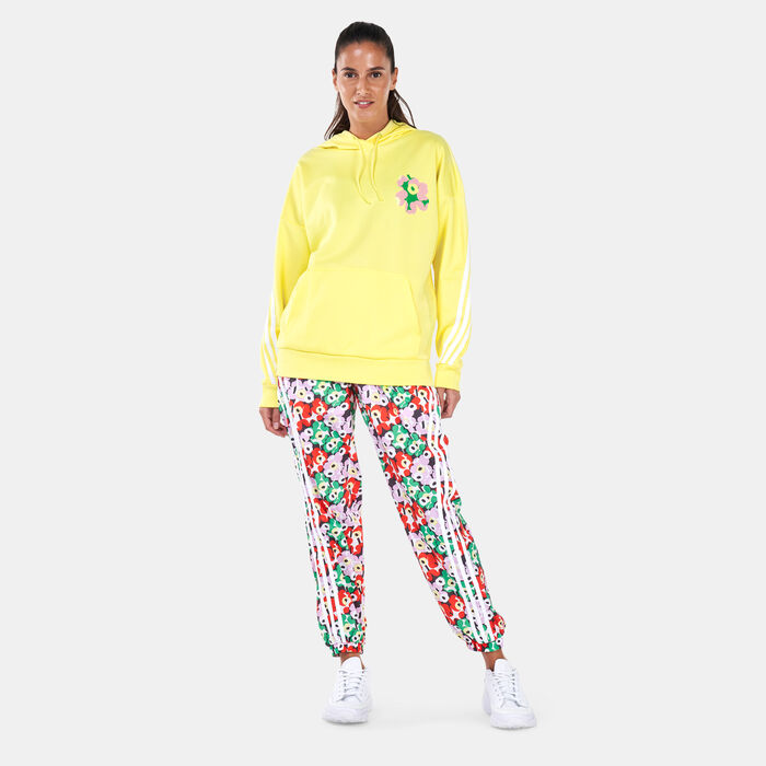 adidas Women's x Marimekko Hoodie yellow adidas Women's x Marimekko Hoodie yellow image number 2
