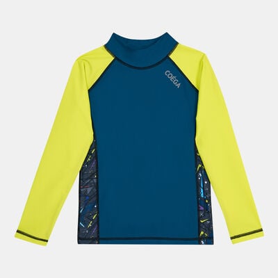 COEGA Kids' Graphic Print Rashguard Green COEGA Kids' Graphic Print Rashguard Green