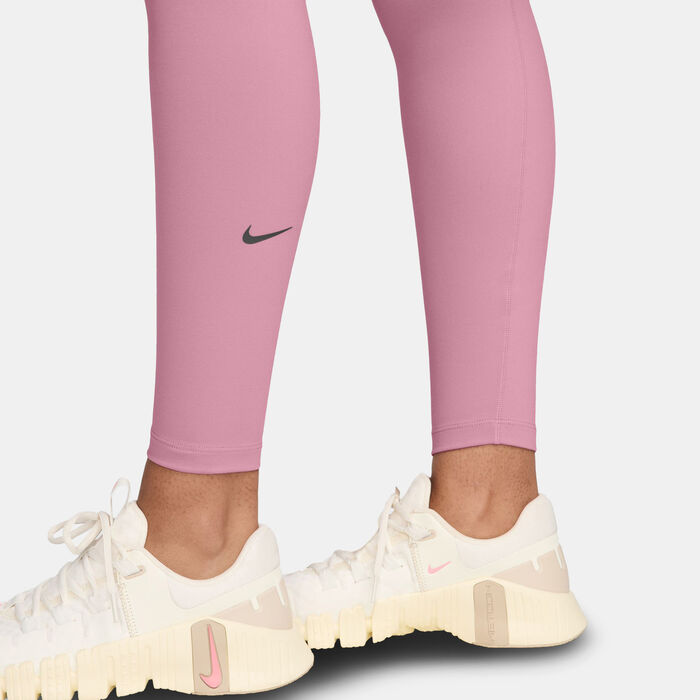 Nike Women's One Training Leggings Pink image number 2