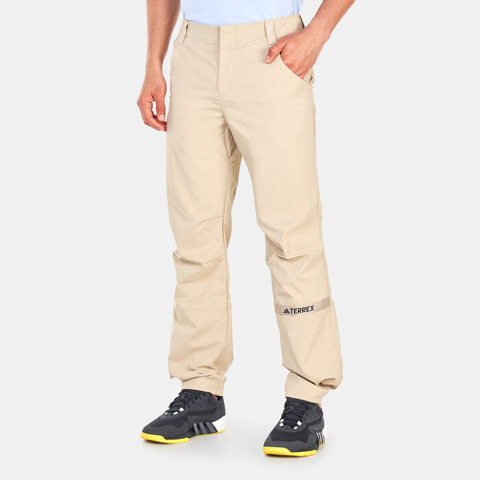 adidas Men's Terrex Multi Woven Pants Beige adidas Men's Terrex Multi Woven Pants Beige image number 0