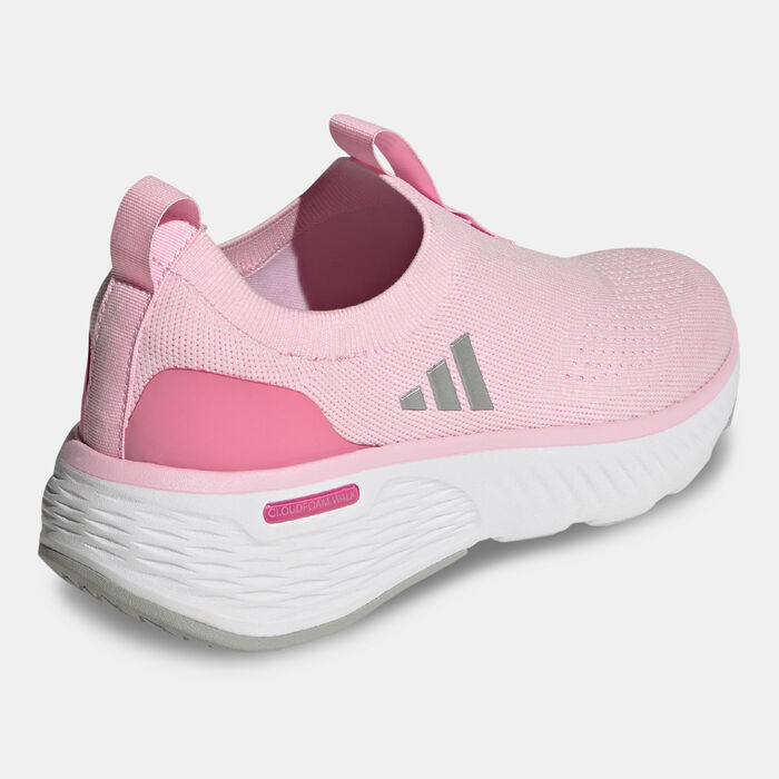 adidas Women's Cloudfoam Go Sock Shoes Pink adidas Women's Cloudfoam Go Sock Shoes Pink image number 2