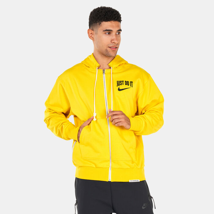 Nike Men's Dri-FIT Standard Issue Hooded Jacket yellow image number 0