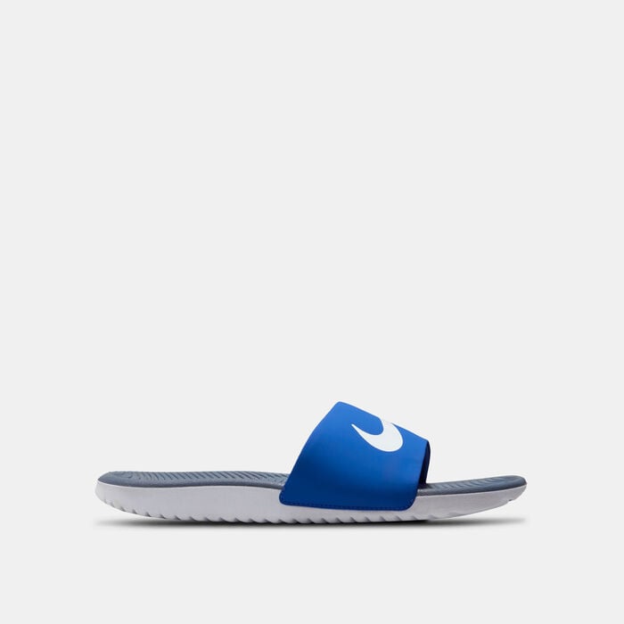 Nike Kids' Kawa Slides Blue Nike Kids' Kawa Slides Blue image number 0