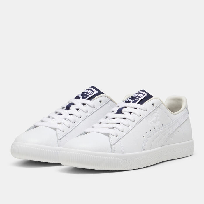 PUMA Men's Clyde Varsity II Shoes White PUMA Men's Clyde Varsity II Shoes White image number 1